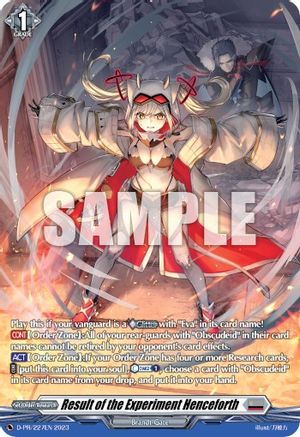 Result of the Experiment Henceforth (227) [D-PR - D-PR/227EN]