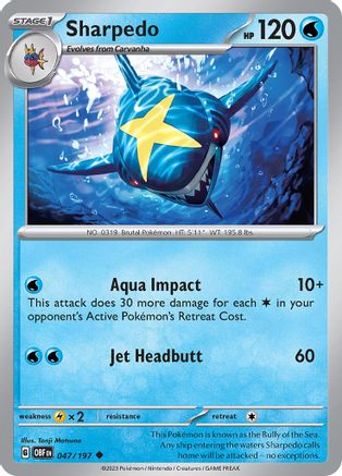 Sharpedo [OBF - 047/197]