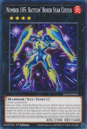 Number 105: Battlin' Boxer Star Cestus [LD10 - LD10-EN042]