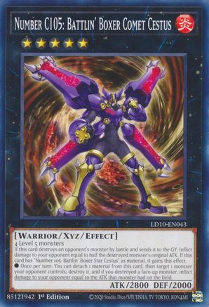Number C105: Battlin' Boxer Comet Cestus [LD10 - LD10-EN043]