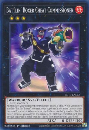 Battlin' Boxer Cheat Commissioner [LD10 - LD10-EN058]