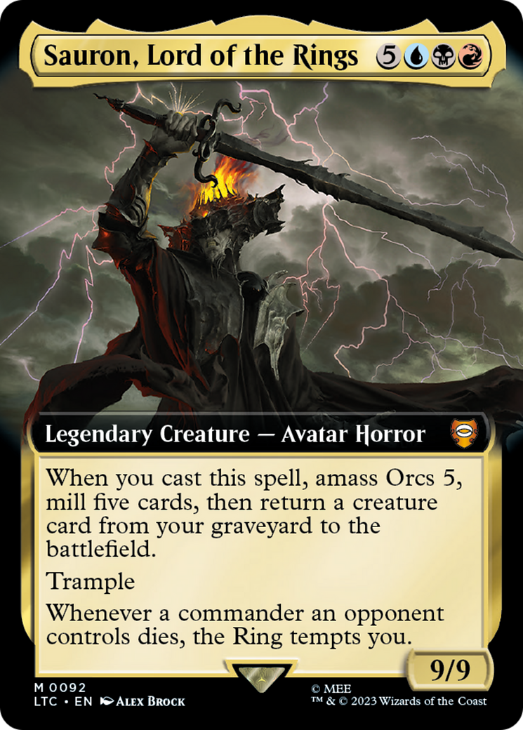 Sauron, Lord of the Rings (Extended Art) [LTC - 92]