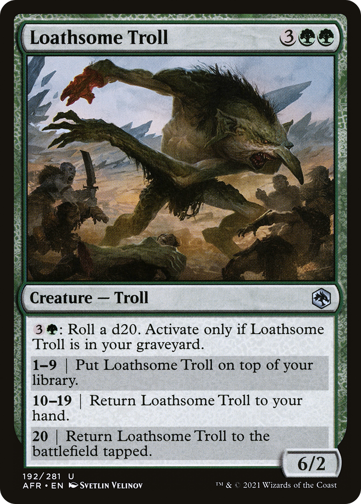 Loathsome Troll [AFR - 192]