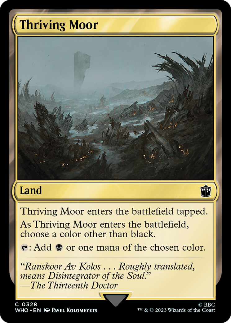 Thriving Moor (WHO-328) - Doctor Who Foil