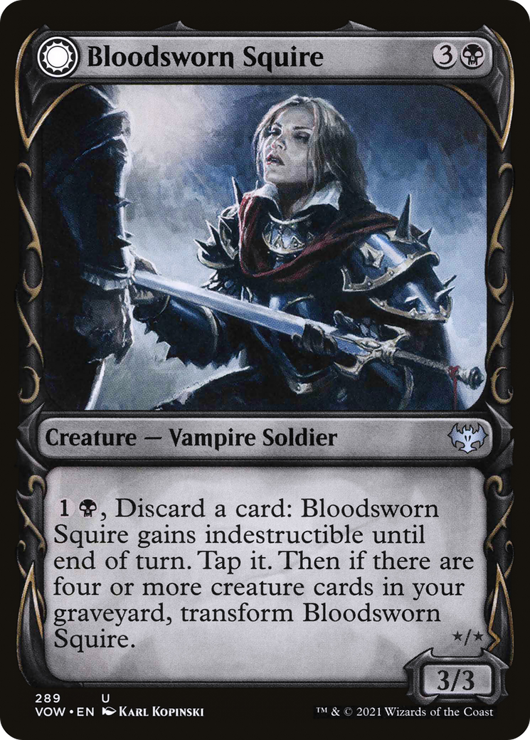 Bloodsworn Squire (Showcase) [VOW - 289]