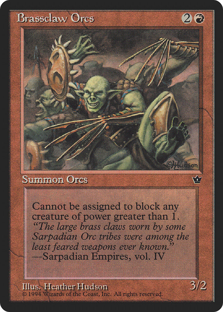 Brassclaw Orcs (Hudson) [FEM - N/A]