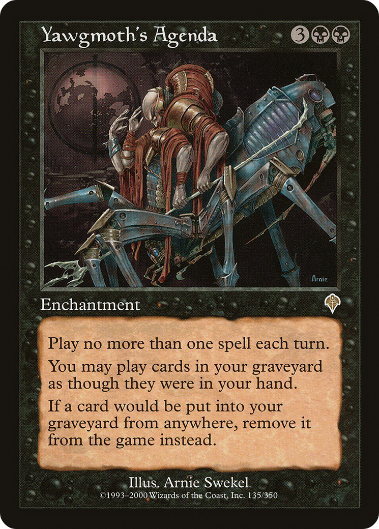 Yawgmoth's Agenda [INV - 135]