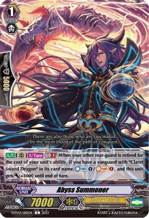 Abyss Summoner (D-PV01/180EN) - D-PV01: History Collection