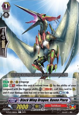 Black Wing Dragon, Raven Ptera (D-PV01/188EN) - D-PV01: History Collection