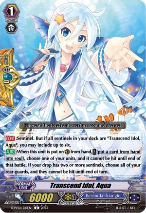 Transcend Idol, Aqua (D-PV01/210EN) - D-PV01: History Collection