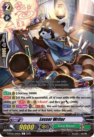 Lesser Writer (D-PV01/214EN) - D-PV01: History Collection