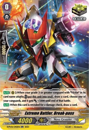 Extreme Battler, Break-pass (D-PV01/040EN) - D-PV01: History Collection