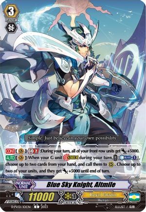 Blue Sky Knight, Altmile (D-PV01/101EN) - D-PV01: History Collection