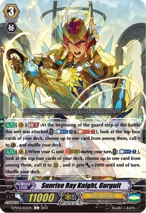 Sunrise Ray Knight, Gurguit (D-PV01/105EN) - D-PV01: History Collection
