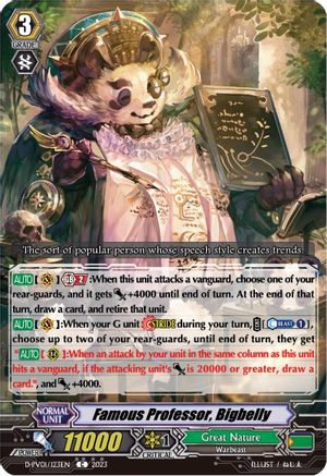 Famous Professor, Bigbelly (D-PV01/123EN) - D-PV01: History Collection