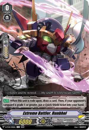 Extreme Battler, Runbhol (D-PV01/301EN) - D-PV01: History Collection