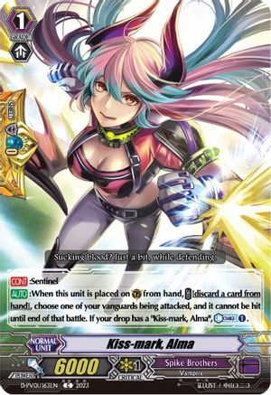 Kiss-mark, Alma (D-PV01/163EN) - D-PV01: History Collection