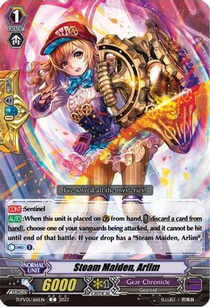 Steam Maiden, Arlim (D-PV01/166EN) - D-PV01: History Collection