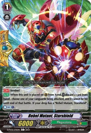 Rebel Mutant, Starshield (D-PV01/170EN) - D-PV01: History Collection