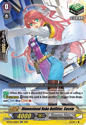 Dimensional Robo Outfitter, Cassie (D-PV01/065EN) - D-PV01: History Collection
