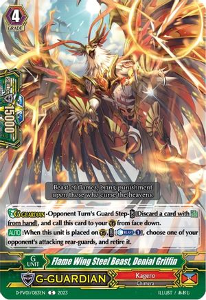 Flame Wing Steel Beast, Denial Griffin (D-PV01/083EN) - D-PV01: History Collection