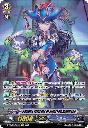 Vampire Princess of Night Fog, Nightrose (SP) (D-PV01/SP23EN) - D-PV01: History Collection