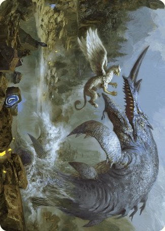 Horned Loch-Whale Art Card [ASWOE - 6]
