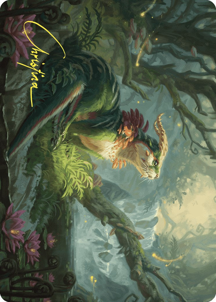 Elusive Otter Art Card (Gold-Stamped Signature) [ASWOE - 37]