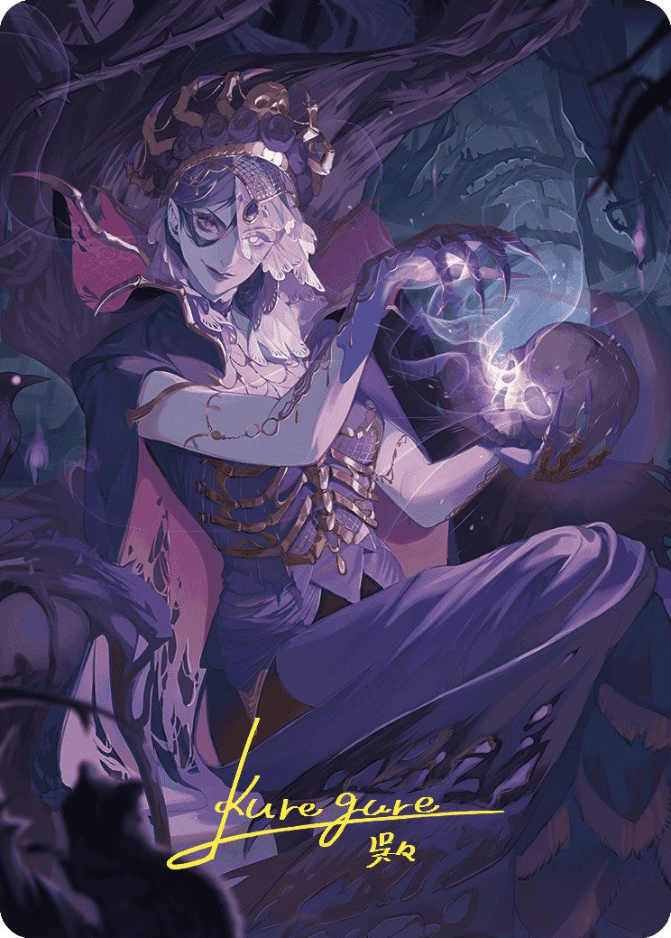 Necropotence Art Card (Gold-Stamped Signature) [ASWOE - 80]