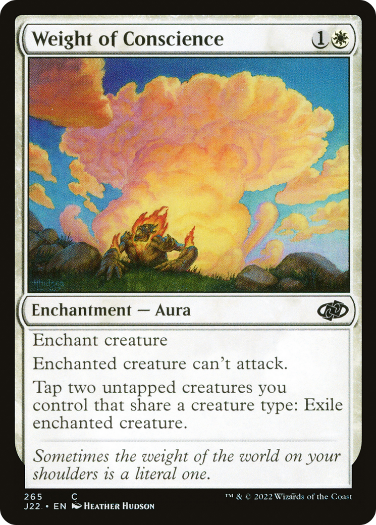 Weight of Conscience [J22 - 265]