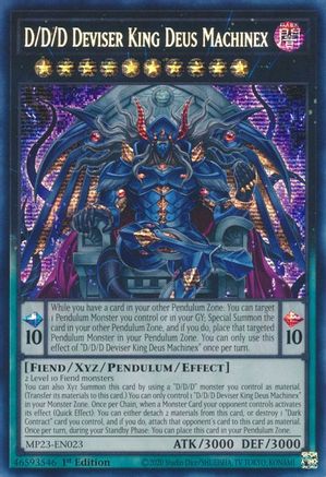 D/D/D Deviser King Deus Machinex [MP23 - MP23-EN023]