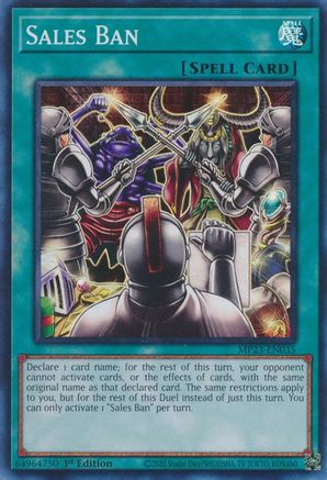 Sales Ban [MP23 - MP23-EN035]