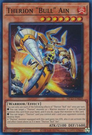 Therion "Bull" Ain (MP23-EN059) - 25th Anniversary Tin: Dueling Heroes Mega Pack 1st Edition
