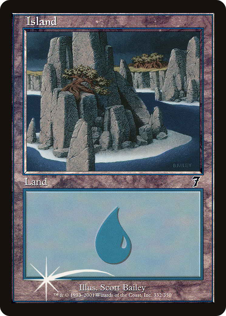 Island (7ED-332★) - 7th Edition