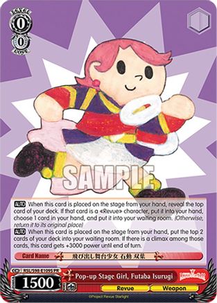Pop-up Stage Girl, Futaba Isurugi (Foil) [RSL - RSL/S98-E109S PR]