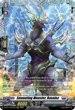 Emanating Monster, Raselec (FR) (D-BT11/FR19EN) - D-BT11: Clash of the Heroes