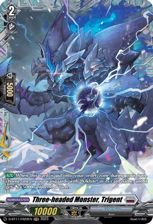 Three-headed Monster, Trigent (FR) [D-BT11 - D-BT11/FR22EN]