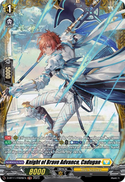 Knight of Brave Advance, Cadugan (FR) [D-BT11 - D-BT11/FR28EN]