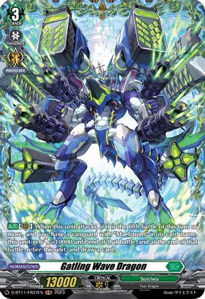 Gatling Wave Dragon (FR) (D-BT11/FR37EN) - D-BT11: Clash of the Heroes