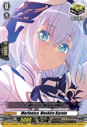 Morfonica, Mashiro Kurata (D-BT11/EX26EN) - D-BT11: Clash of the Heroes