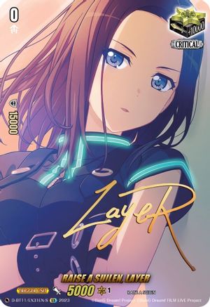 RAISE A SUILEN, LAYER (Signature) (D-BT11/EX31EN-S) - Clash of the Heroes