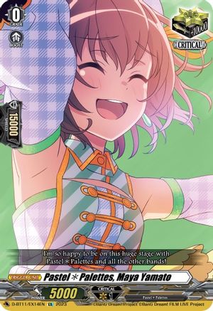 Pastel*Palettes, Maya Yamato (D-BT11/EX14EN) - D-BT11: Clash of the Heroes