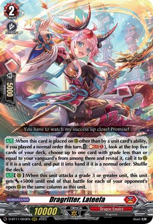 Dragritter, Lateefa (D-BT11/003EN) - D-BT11: Clash of the Heroes