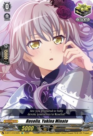 Roselia, Yukina Minato (D-BT11/EX16EN) - D-BT11: Clash of the Heroes