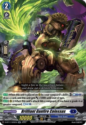 Brilliant Gunfire Colossus [D-BT11 - D-BT11/020EN]