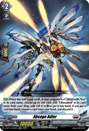 Absage Adler [D-BT11 - D-BT11/024EN]