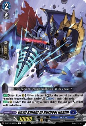 Devil Knight of Kurheol Realm [D-BT11 - D-BT11/068EN]