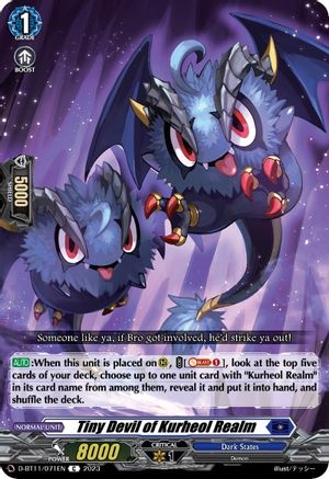 Tiny Devil of Kurheol Realm [D-BT11 - D-BT11/071EN]