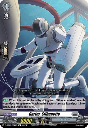 Garter, Silhouette [D-BT11 - D-BT11/082EN]