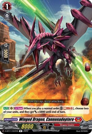 Winged Dragon, Cannonadeptero [D-BT11 - D-BT11/037EN]